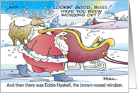 Christmas Humor Have a Wondeerful are you talking to meChristmas card