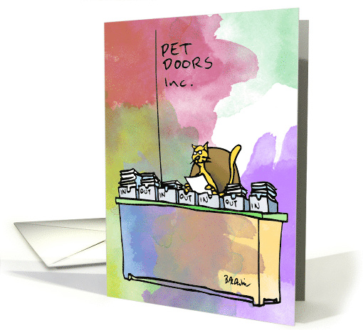 From Cat To You Happy Easter From Your Boss card (1136292)