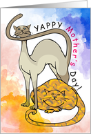 Yappy Mother’s Day From The Cats Meow Meow Meow Yappy Mother’s Day card
