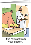 Get Well A Postcard From Your Doctor card