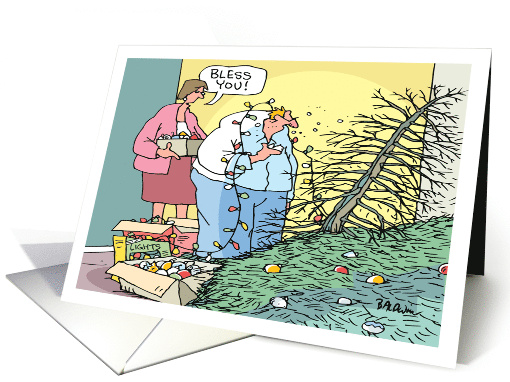 Covid-19 Sneezon's Greetings card (1593346)