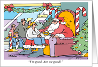 I’m Good Are We Good Have a Good Christmas card
