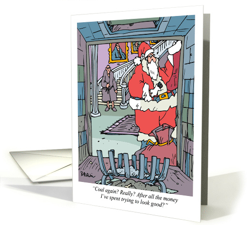 Christmas Humor Don't Let The Fat Bastard Get To You Happy Humbug card