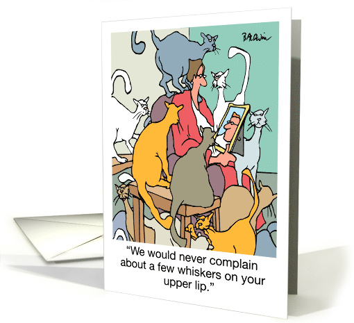 From the Cats Happy Birthday Why Mess With Purrfection card (1656182)