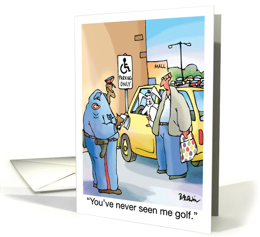Hope Your Easter is Better Than Your Golf Game Humor card (1657556)