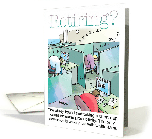 Happy Retirement It'll Be Waffle Around Here Without You card