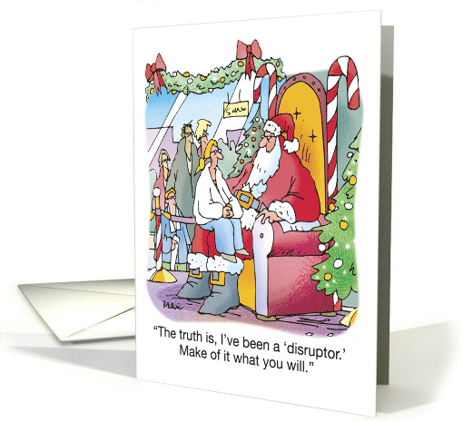 Christmas Humor Wishing You a Wonderfully Unapologetic Christmas card