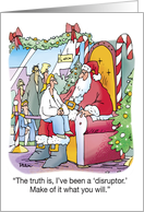 Christmas Humor Wishing You a Wonderfully Unapologetic Christmas card