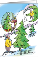 Christmas Humor Why We Skipped The Real Tree This Year card