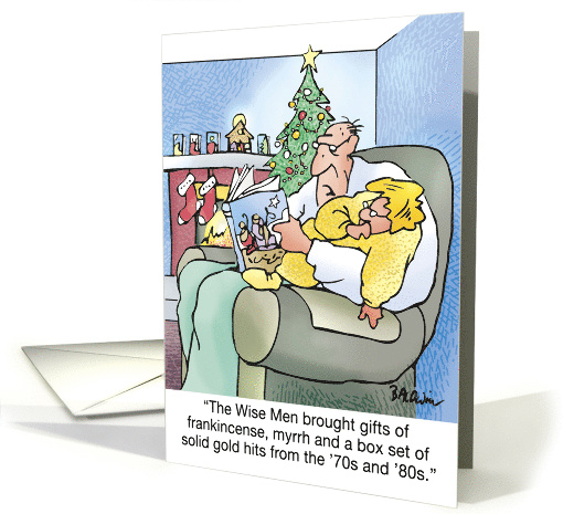 Christmas Humor Have a Solid Gold Christmas Happy Holidays card