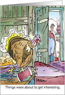 Christmas Humor Seasonings Greetings card