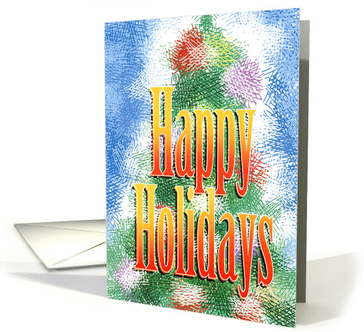 Happy Holidays Wishing You Peace Joy And Inspiration This Holiday card