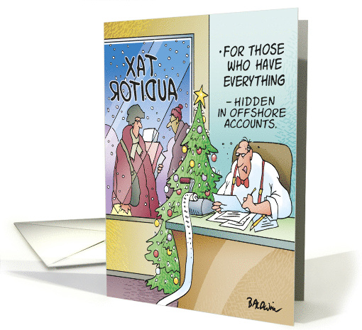 Christmas Humor Wishing You An Unaudited Holiday Season card (1880732)