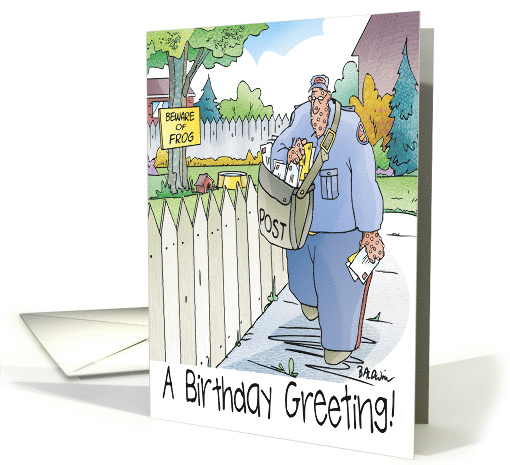 Birthday Humor A Birthday Greeting Warts And All card (1918632)