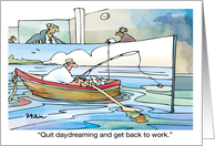 Fisherman Humor It’s Your Birthday Hope It’s a Whopper card