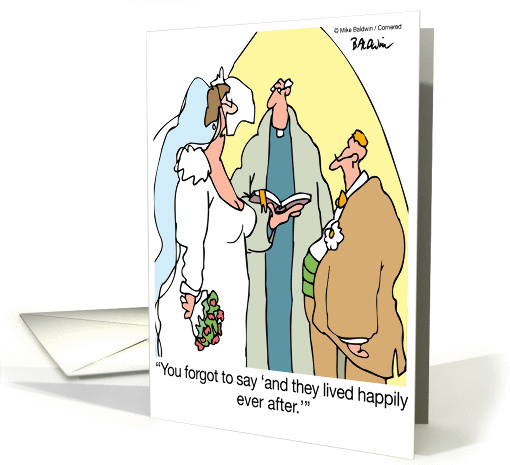 Congradulation! Hope you live happily ever after! card (366566)
