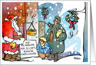 Santa Unplugged Have a Simply Wonderful Christmas card