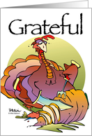 Grateful For a Plant-based Thanksgiving card