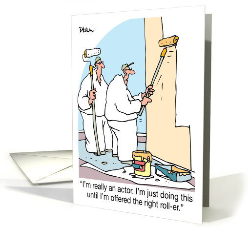 I'm really an actor ... card (543256)