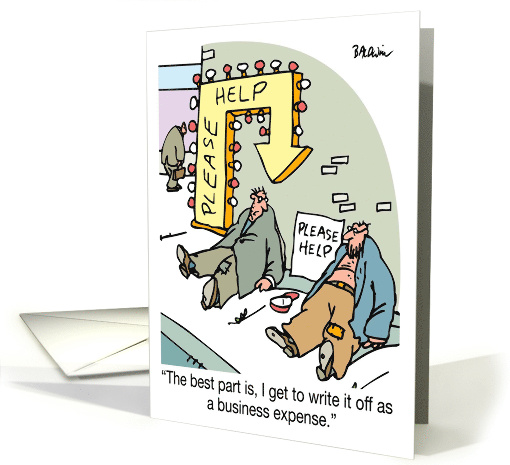 The best part is, I get to write it off as a business expense. card