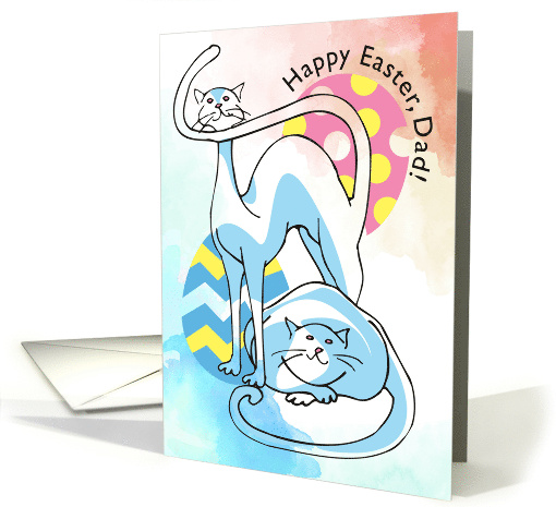 Happy Easter Dad From The Cats card (750810)