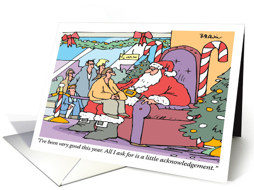 A Little Acknowledgement You're The Best Merry Christmas card (881537)