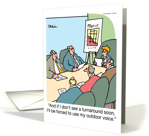 Forced To Use My Outdoor Voice Happy Birthday card (902358)