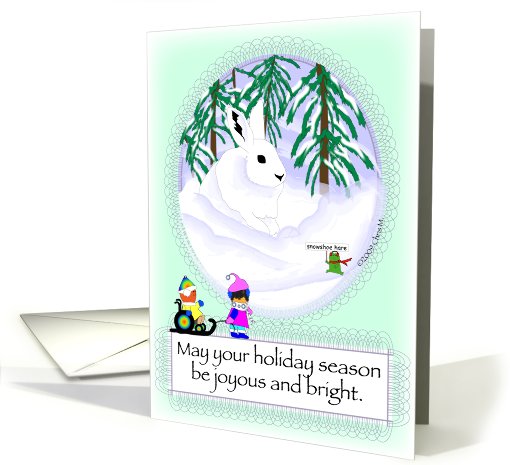 Winter Bunny card (458998)