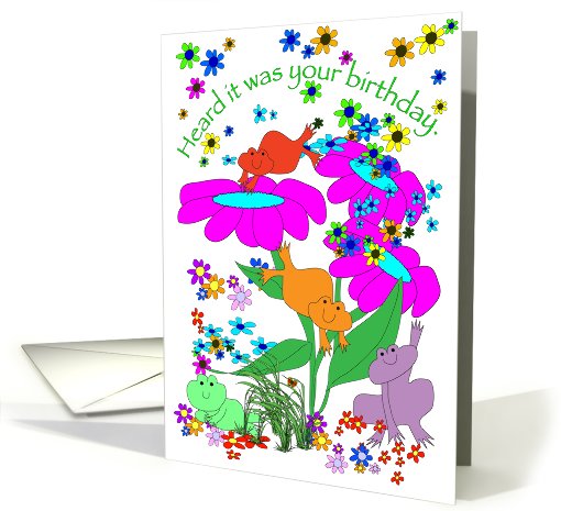 Heard it was your birthday. card (459637)