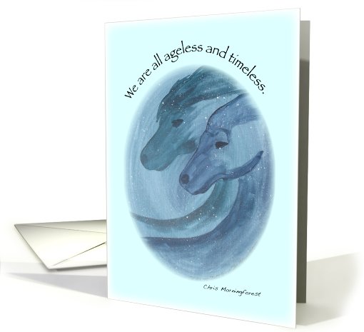 Ageless and Timeless, Horses card (800647)