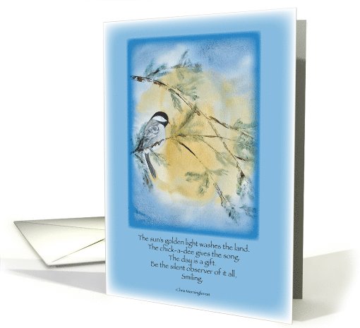 The Sun's Golden Light card (800916)