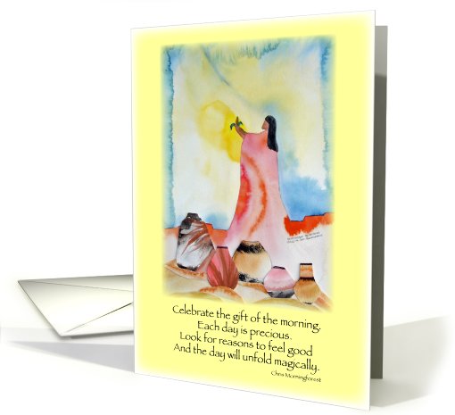 Celebrating Morning card (800921)