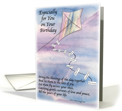 Especially for You on Your Birthday card (801640)