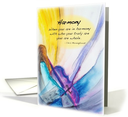 Harmony - Cello card (801651)