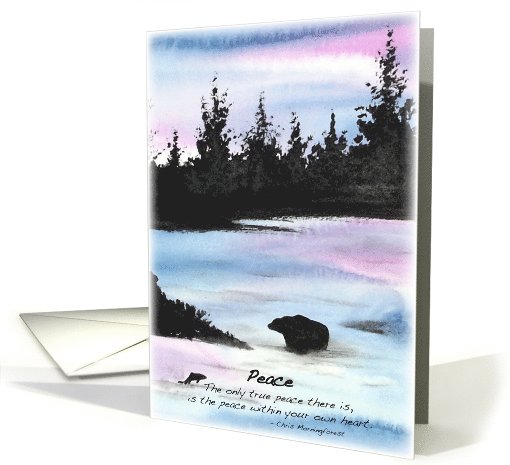 Peace - Twilight Song card (801700)