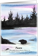 Peace - Twilight Song card