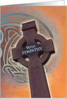 With Sympathy Celtic Style Card