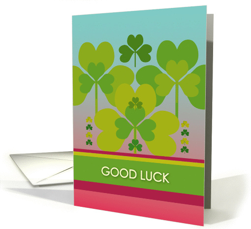 Good Luck Shamrock card (371951)