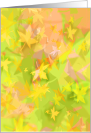 Leaves card