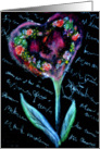 Love grows flowers card