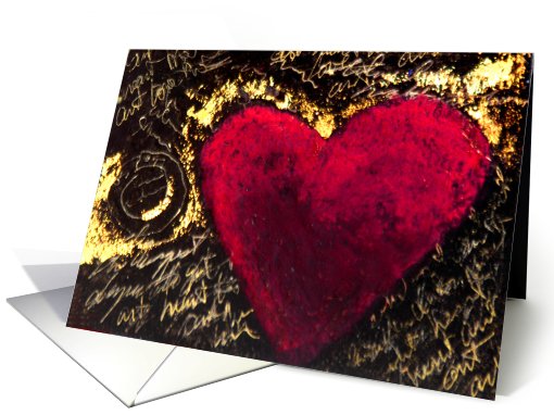 Love Heart Glow card (368930)