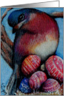 Easter Egg Robin card