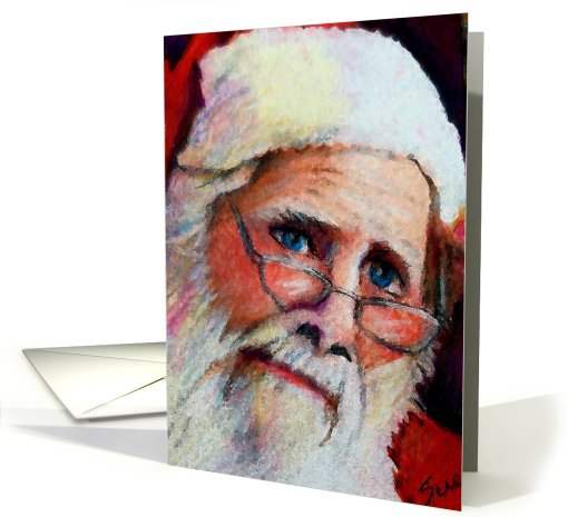 Merry Christmas  Santa Claus card (712704)