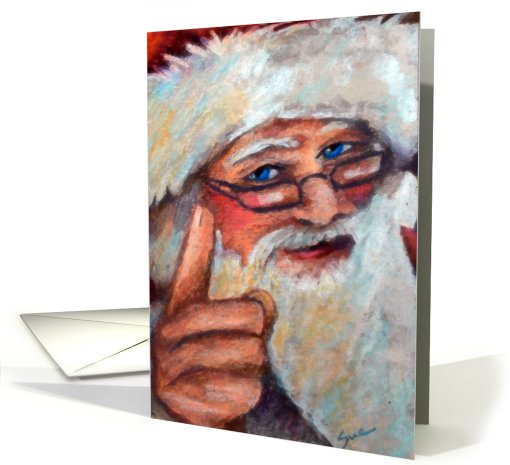 Merry Christmas  Santa Claus card (712707)