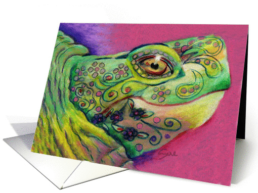 Paisley Turtle card (848842)