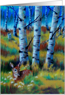 Happy Fall Deer card