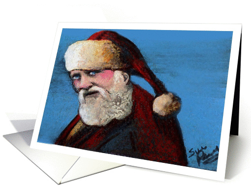 Merry Christmas Santa Claus card (877372)