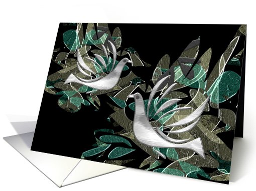 White Doves Note card (445812)