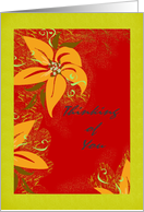 Thinking Of You Flowers card