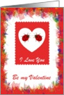 Love, romance, Valentine’s Day card